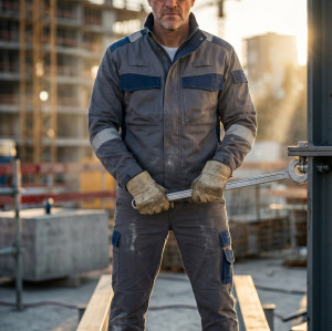 Direct Factory Custom LOGO Oil & Gas Work Coverall for Petroleum Industry