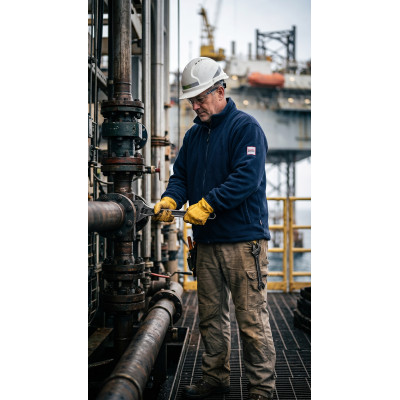 Direct Factory Custom LOGO Oil & Gas Work Coverall for Petroleum Industry