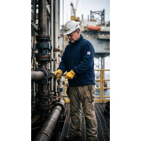 Direct Factory Custom LOGO Oil & Gas Work Coverall for Petroleum Industry