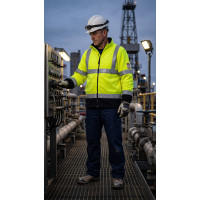 Direct Factory Custom LOGO Oil & Gas Work Coverall for Petroleum Industry