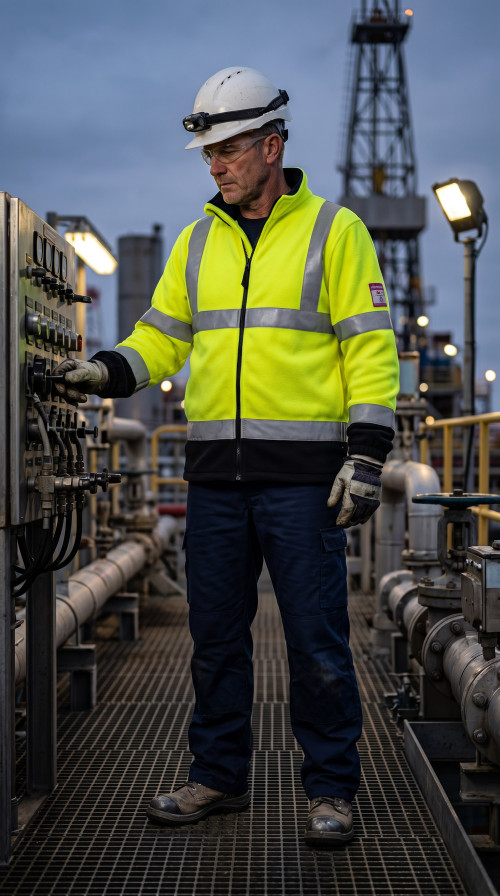 Direct Factory Custom LOGO Oil & Gas Work Coverall for Petroleum Industry