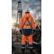 Hi-Vis Multi Norm Contrast FR Winter Jacket Direct Factory Custom LOGO Oil & Gas Work Coverall for Petroleum Industry