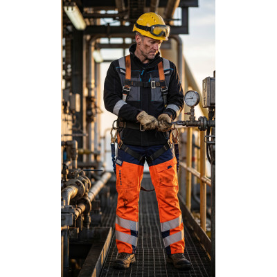 Direct Factory Custom LOGO Oil & Gas Work Coverall for Petroleum Industry
