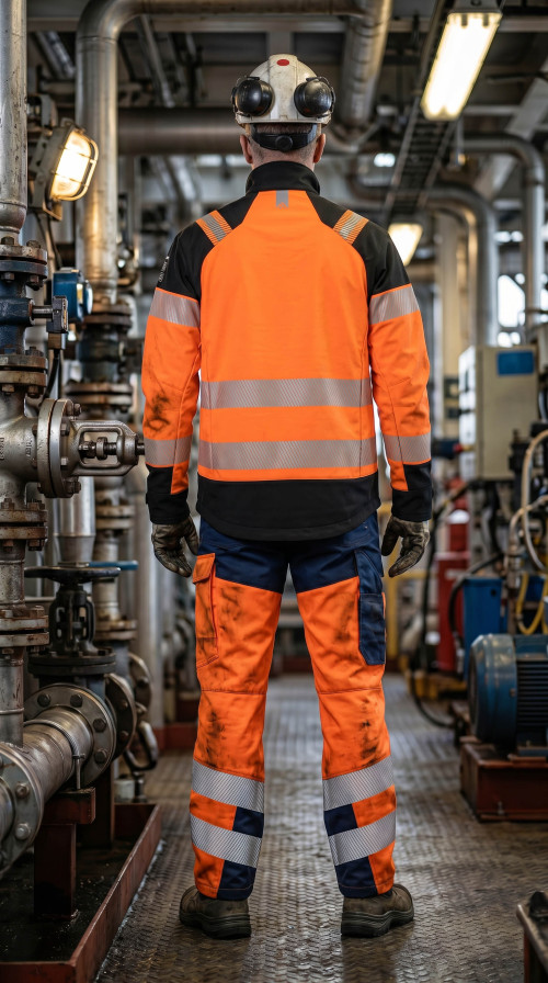 Direct Factory Custom LOGO Oil & Gas Work Coverall for Petroleum Industry