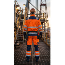 Work Hi-Vis Direct Factory Custom LOGO Oil & Gas Work Coverall for Petroleum Industry