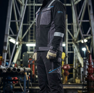 WX3 MODAFLAME WORK FR JACKET Direct Factory Custom LOGO Oil & Gas Work Coverall for Petroleum Industry