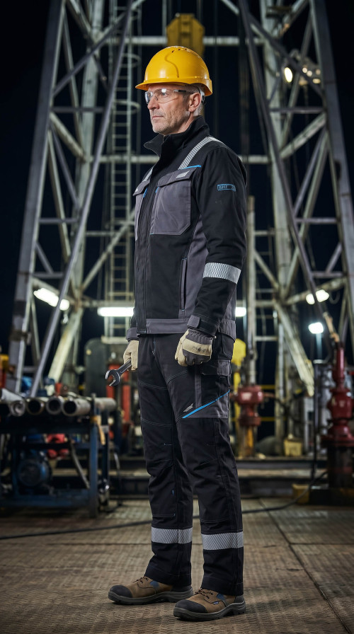 WX3 MODAFLAME WORK FR JACKET Direct Factory Custom LOGO Oil & Gas Work Coverall for Petroleum Industry