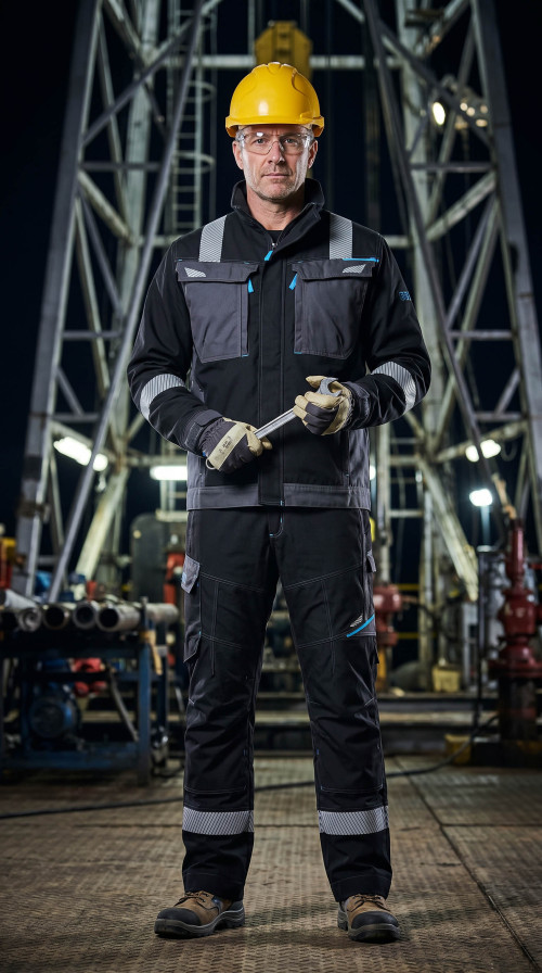 WX3 MODAFLAME WORK FR JACKET Direct Factory Custom LOGO Oil & Gas Work Coverall for Petroleum Industry
