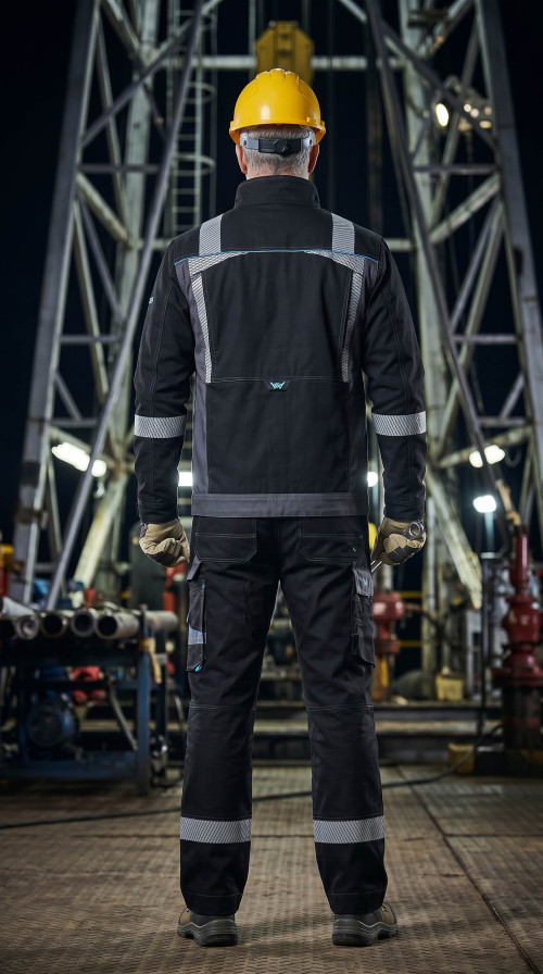 WX3 MODAFLAME WORK FR JACKET Direct Factory Custom LOGO Oil & Gas Work Coverall for Petroleum Industry