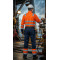 Work Hi-Vis Direct Factory Custom LOGO Oil & Gas Work Coverall for Petroleum Industry