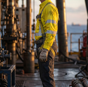 Hi-Vis FR Shirt Direct Factory Custom LOGO Oil & Gas Work Coverall for Petroleum Industry