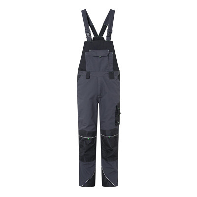 Pantalones con peto de trabajo (gris y negro)