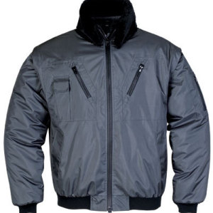 Chaqueta pilot de trabajo (azul y gris)