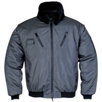 Chaqueta pilot de trabajo (azul y gris)