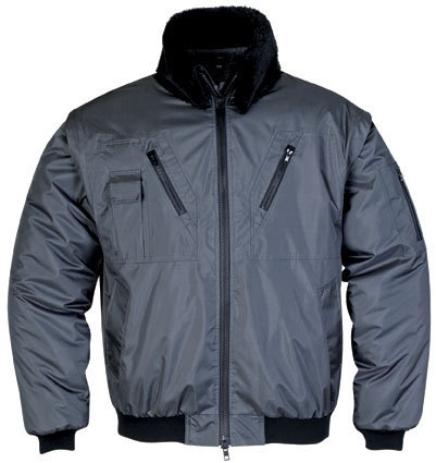 Chaqueta pilot de trabajo (azul y gris)