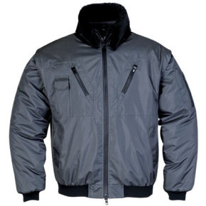 Chaqueta pilot de trabajo (azul y gris)