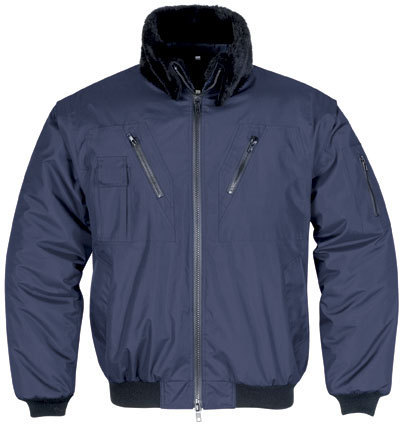 Chaqueta pilot de trabajo (azul y gris)