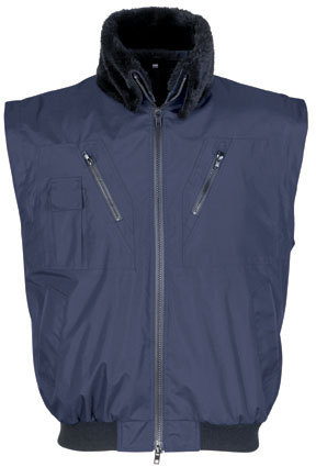 Chaqueta pilot de trabajo (azul y gris)
