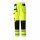 Pantalones de trabajo bicolor de alta visibilidad amarillo fluorescente