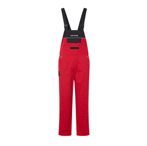 Peto de trabajo (negro y rojo)