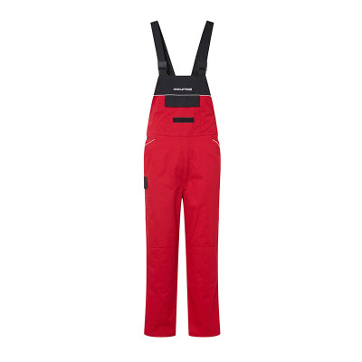 Peto de trabajo (negro y rojo)