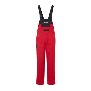 Peto de trabajo (negro y rojo)
