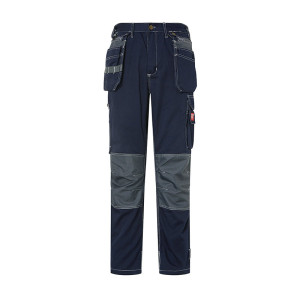 Pantalones cargo de trabajo (azul y gris)