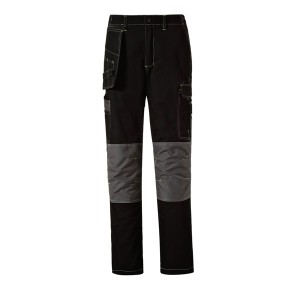 Pantalones de trabajo ripstop de poliéster, algodón y elastano