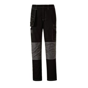 Pantalones de trabajo ripstop de poliéster, algodón y elastano