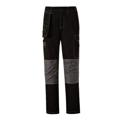 Pantalones de trabajo ripstop de poliéster, algodón y elastano