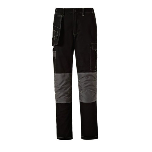 Pantalones de trabajo ripstop de poliéster, algodón y elastano