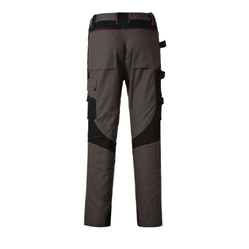 Pantalones de trabajo ripstop de poliéster, algodón y elastano