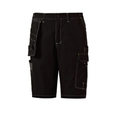Pantalones cortos de trabajo ripstop de poliéster, algodón y elastano