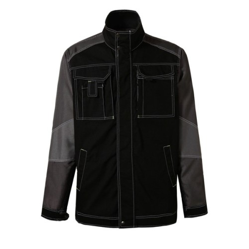 Chaqueta de trabajo ripstop de poliéster, algodón y elastano para hombre