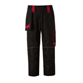 Pantalones de trabajo cortos de sarga poliéster y algodón