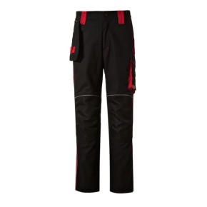 Pantalones de trabajo de sarga poliéster y algodón
