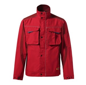 Chaqueta de trabajo de lona con cremallera