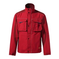 Chaqueta de trabajo de lona con cremallera