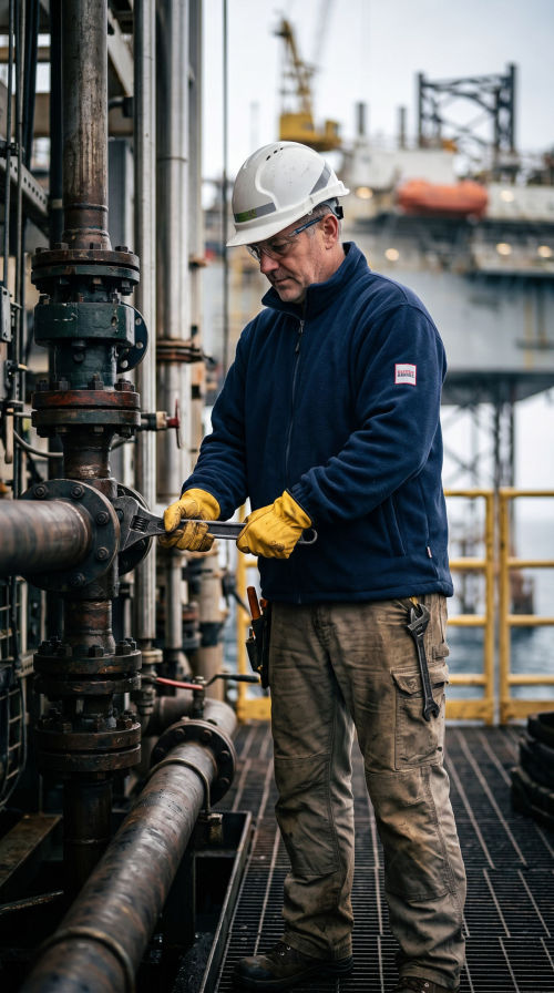 Огнестойкий комбинезон для нефтегазовой отрасли с логотипом на заказ