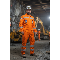 Cotton Workwear FR Anti Static Coverall Work Wear Safety Reflective Uniforms Worker Overall