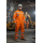 FR Coverall Hi-Vis Yellow Safety Workwear Reflective Tape Fireproof Overall