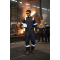 Flame-Resistant Work Overalls Uniforms Hi Vis Reflective Safety Protective Workwear Overalls