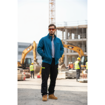 OEM Men's 4 Way Stretch Workwear Jacket Men's Jacket Blue Color for Industrial