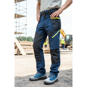 4 Way stretch cargo work pants with stretch fabric flexible durable stretch work trousers