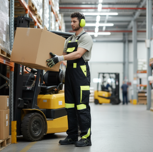 OEM ODM Fashion Bib Pants CVC TC  Multi-pocket Work Trousers Workwear Safety Work Pants bib overalls for manufacturing