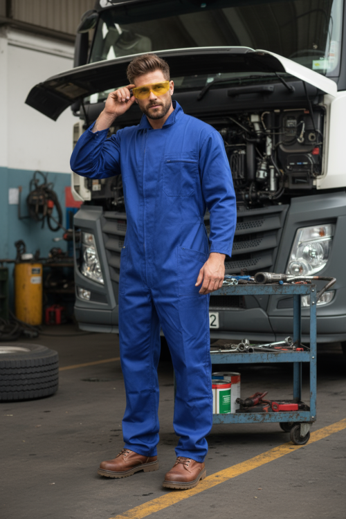 OEM Safety Work Coverall Jumpsuit  WorkWear Customized Logo Overall Working Protection Suit