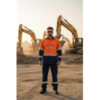Direct factory OEM Hi-vis T-shirt with reflective strips Durable hi-vis T-shirt for industrial use
