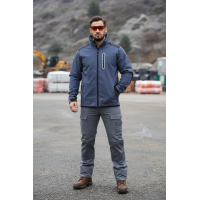 OEM Supply Multi-Pocket Softshell Work Jacket for Industrial Workers windproof waterproof workwear jacket