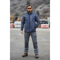 OEM Supply Multi-Pocket  Durable Softshell Work Jacket for Outdoor Construction workwear jacket