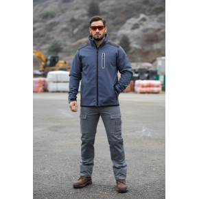 OEM Supply Multi-Pocket Softshell Work Jacket for Industrial Workers windproof waterproof workwear jacket